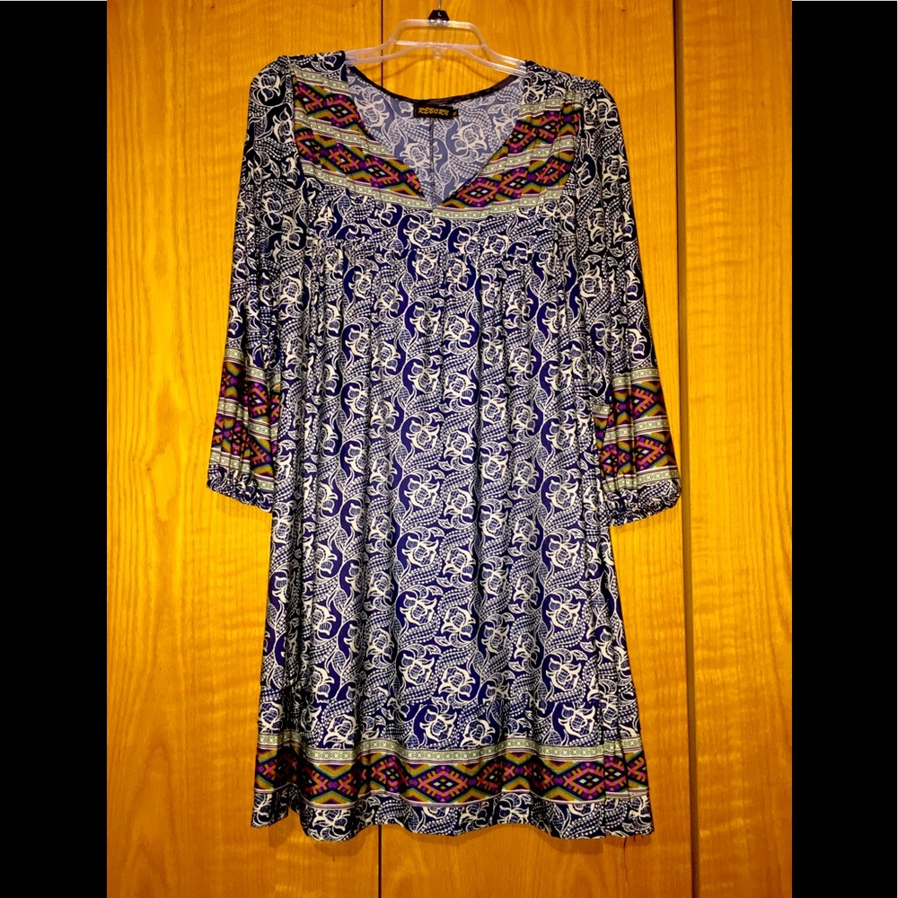 Patterned casual dress